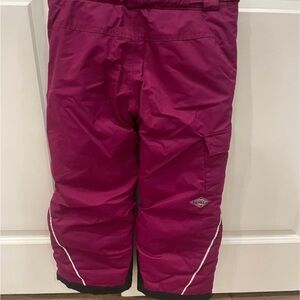 Columbia Youth Kids Purple Black Omni-Tech Snowpants Waterproof Size XS XG8016